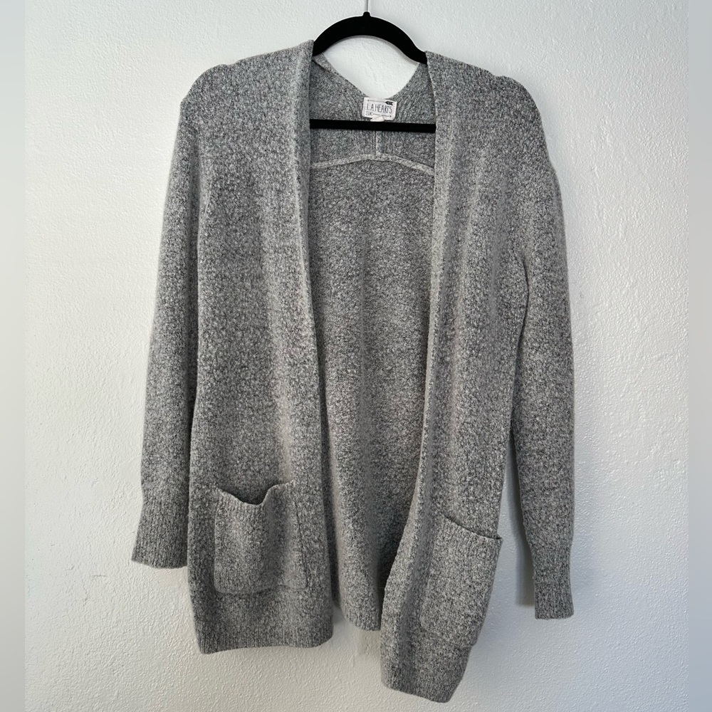LA Hearts Grey Cardigan